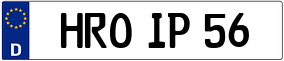 Truck License Plate